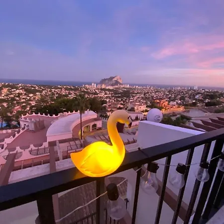 Flamingo - Imperial Park - Sea View, 6 Pools, Terrace * Κάλπε