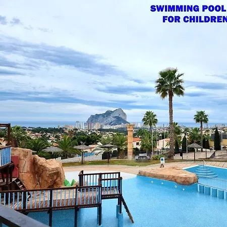 Flamingo - Imperial Park - Sea View, 6 Pools, Terrace Κάλπε