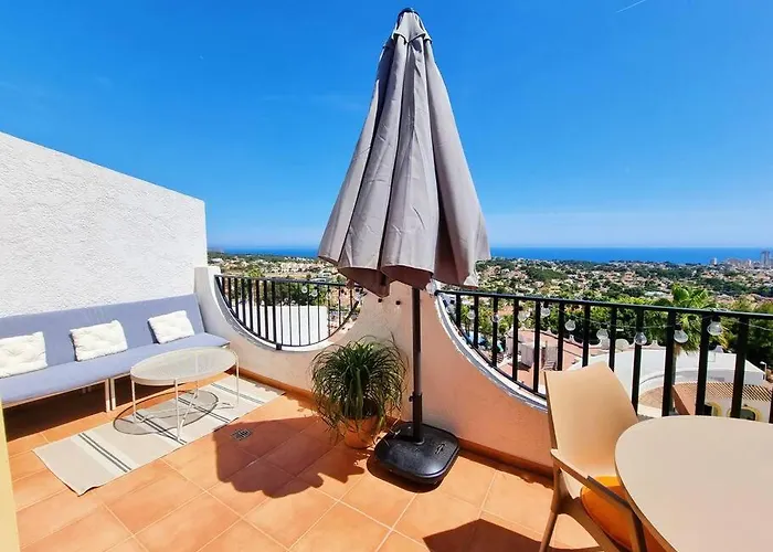 Flamingo - Imperial Park - Sea View, 6 Pools, Terrace * Κάλπε